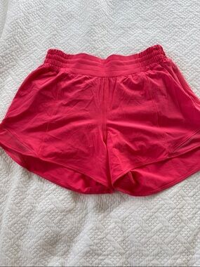 Lululemon Hotty Hot Women's Active High-Waist Pink Running Shorts